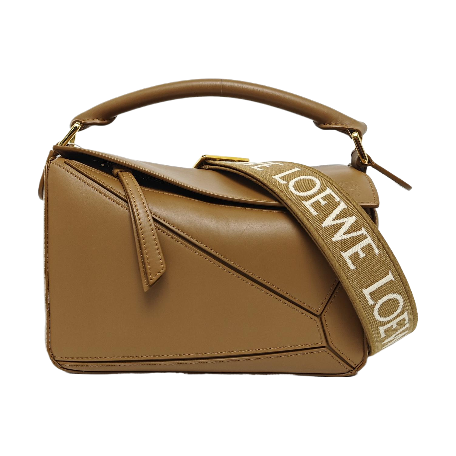 Puzzle Small Calfskin Brown