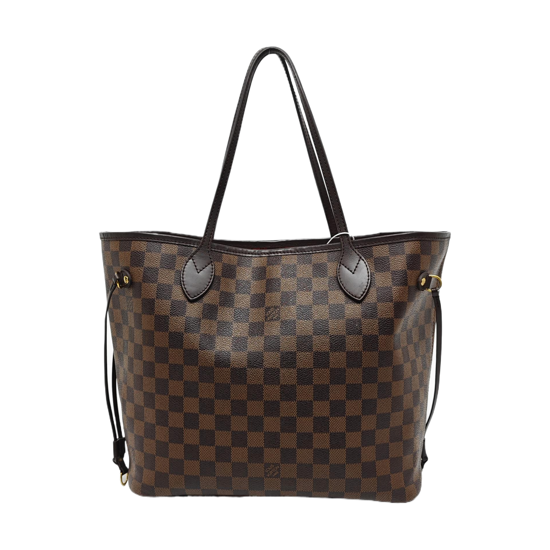 NEVERFULL MM Damier Ebene Coated Canvas Brown