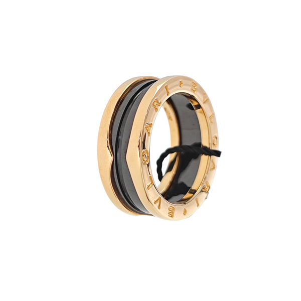 B.ZERO1 18k Rose Gold Ring EU 55