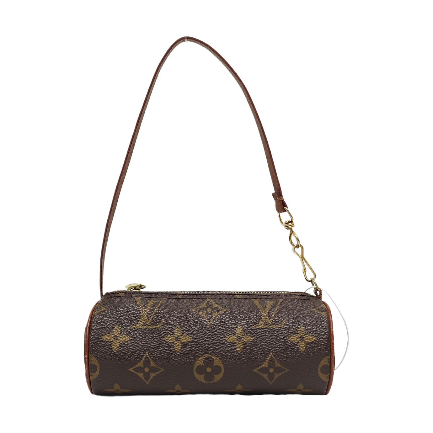 PAPILLON Mini Monogram Coated Canvas Brown