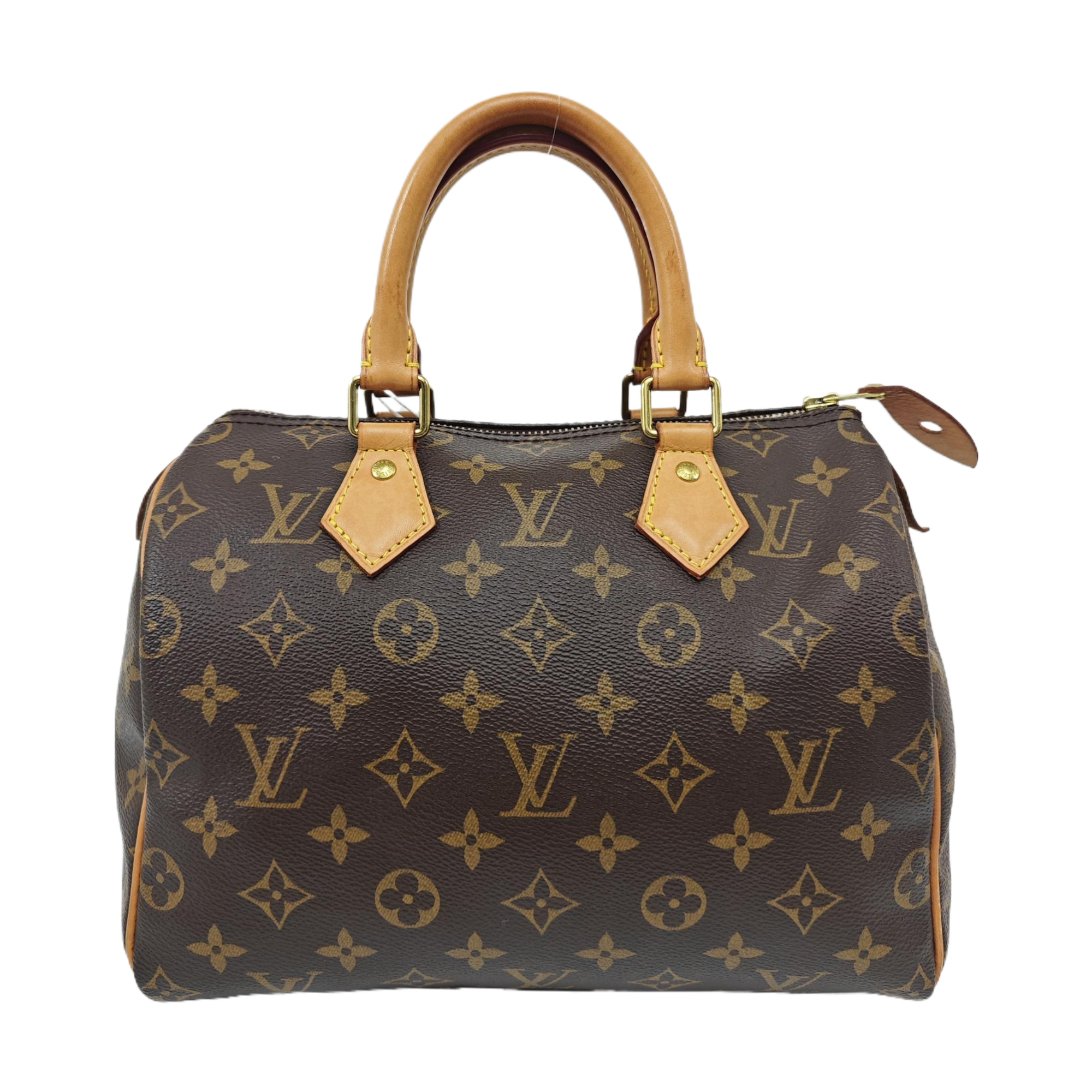 SPEEDY 25 Monogram Coated Canvas Brown