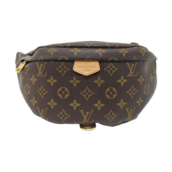 BUMBAG Monogram Coated Canvas Brown