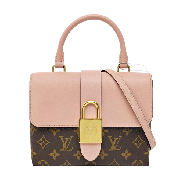 LOCKY BB Monogram Coated Canvas Pink