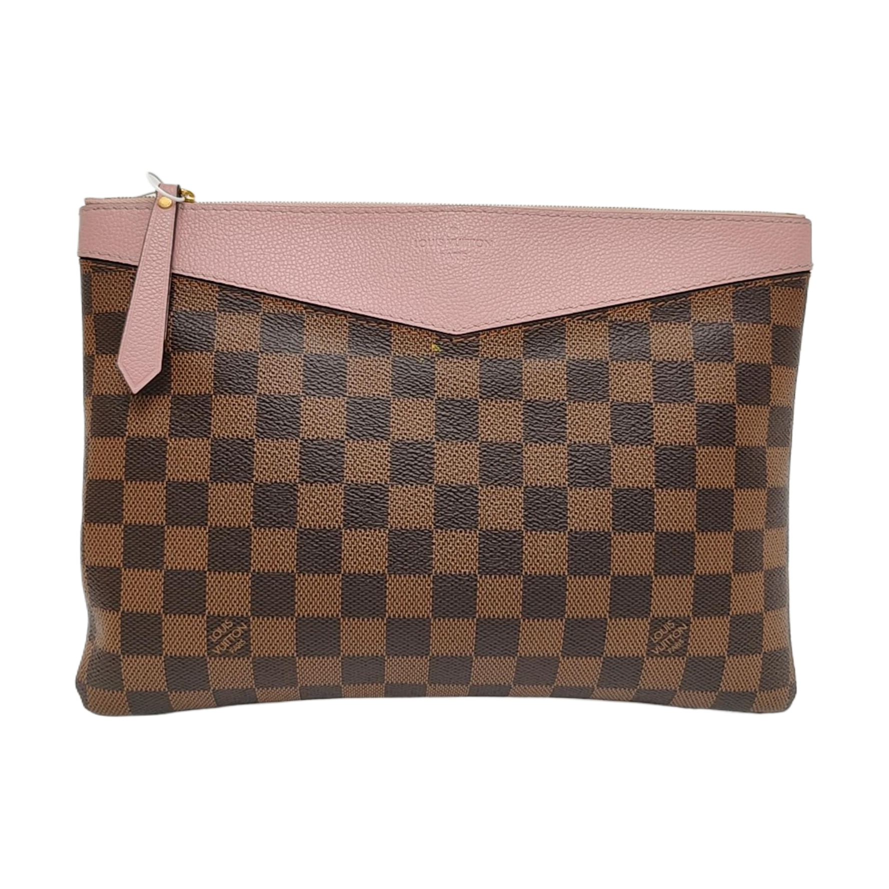 DAILY Damier Ebene Coated Canvas Brown