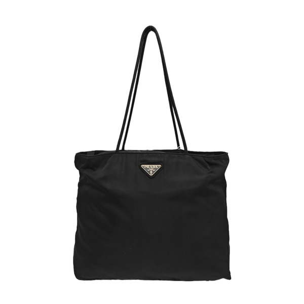 Nylon Shoulder Bag Black