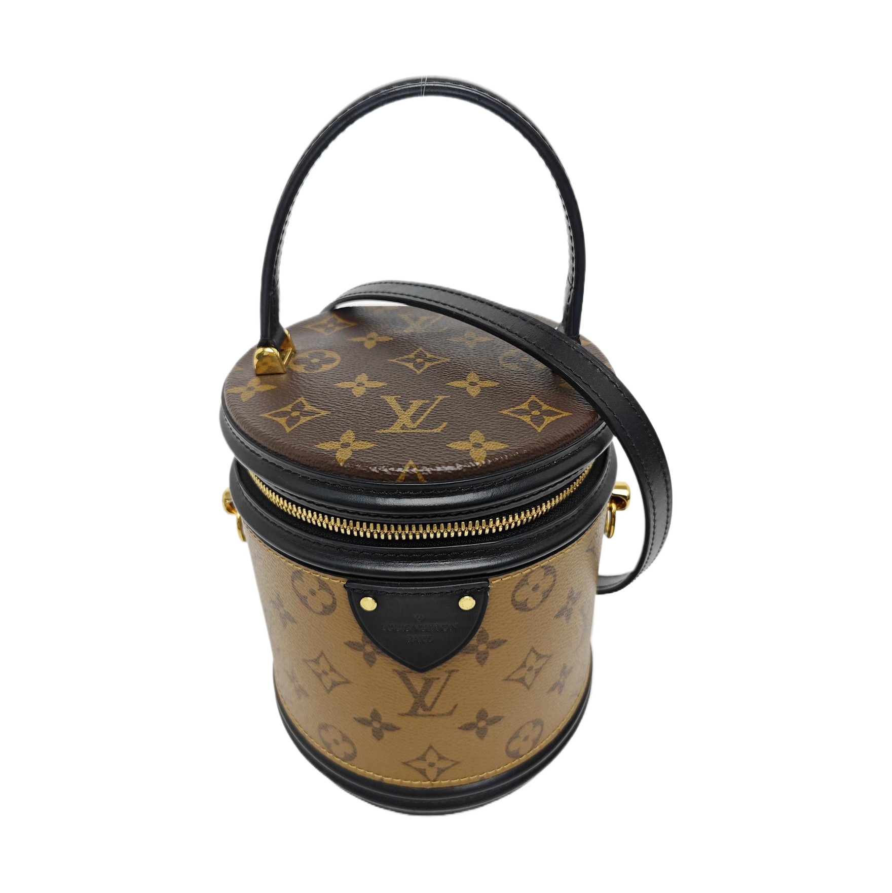 CANNES PM Monogram Coated Canvas Brown