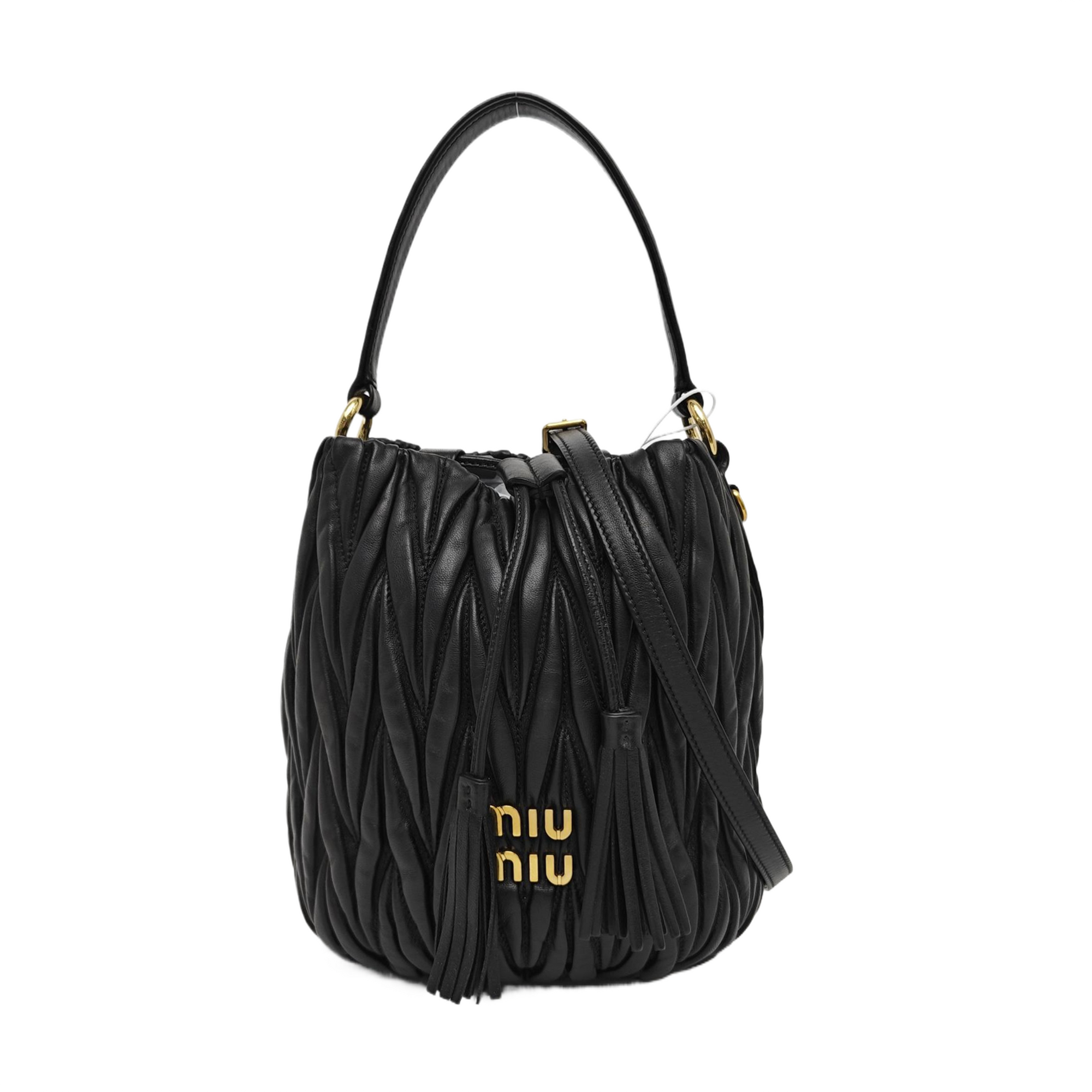 Matelassé Lambskin Black