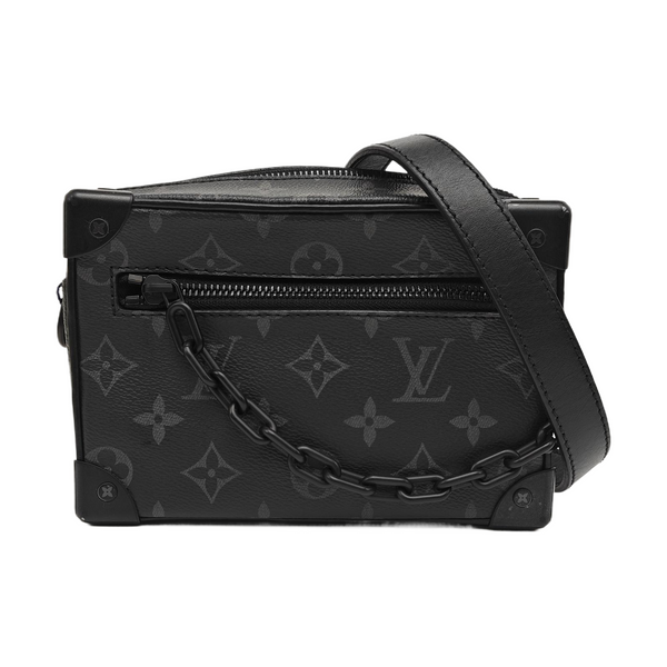 SOFT TRUNK Mini Monogram Coated Canvas Black