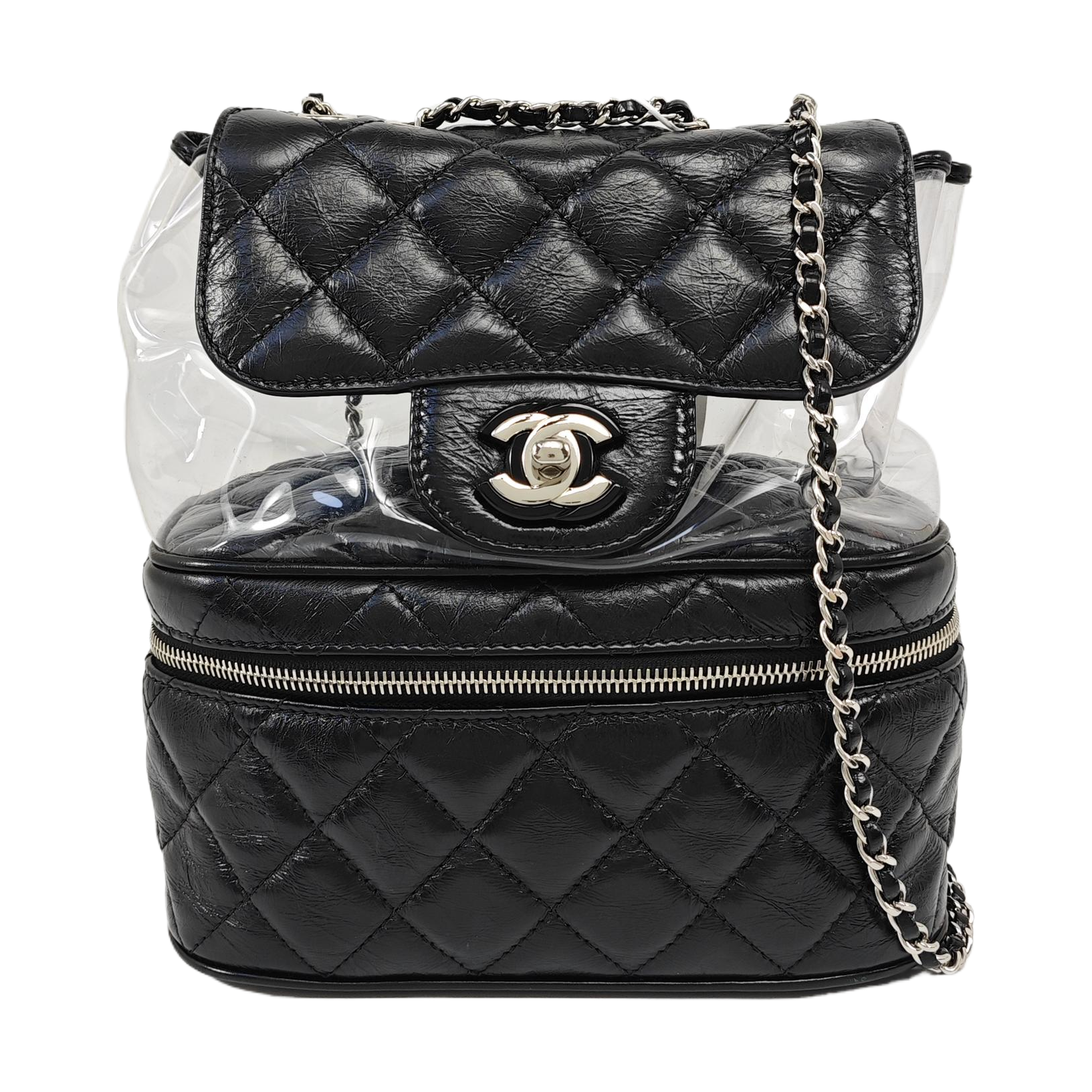 AQUARIUM Quilted Calfskin Black
