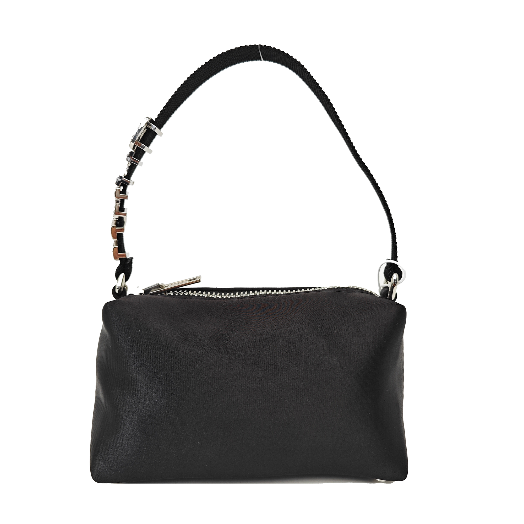 Fabric Top Handle Bag Black