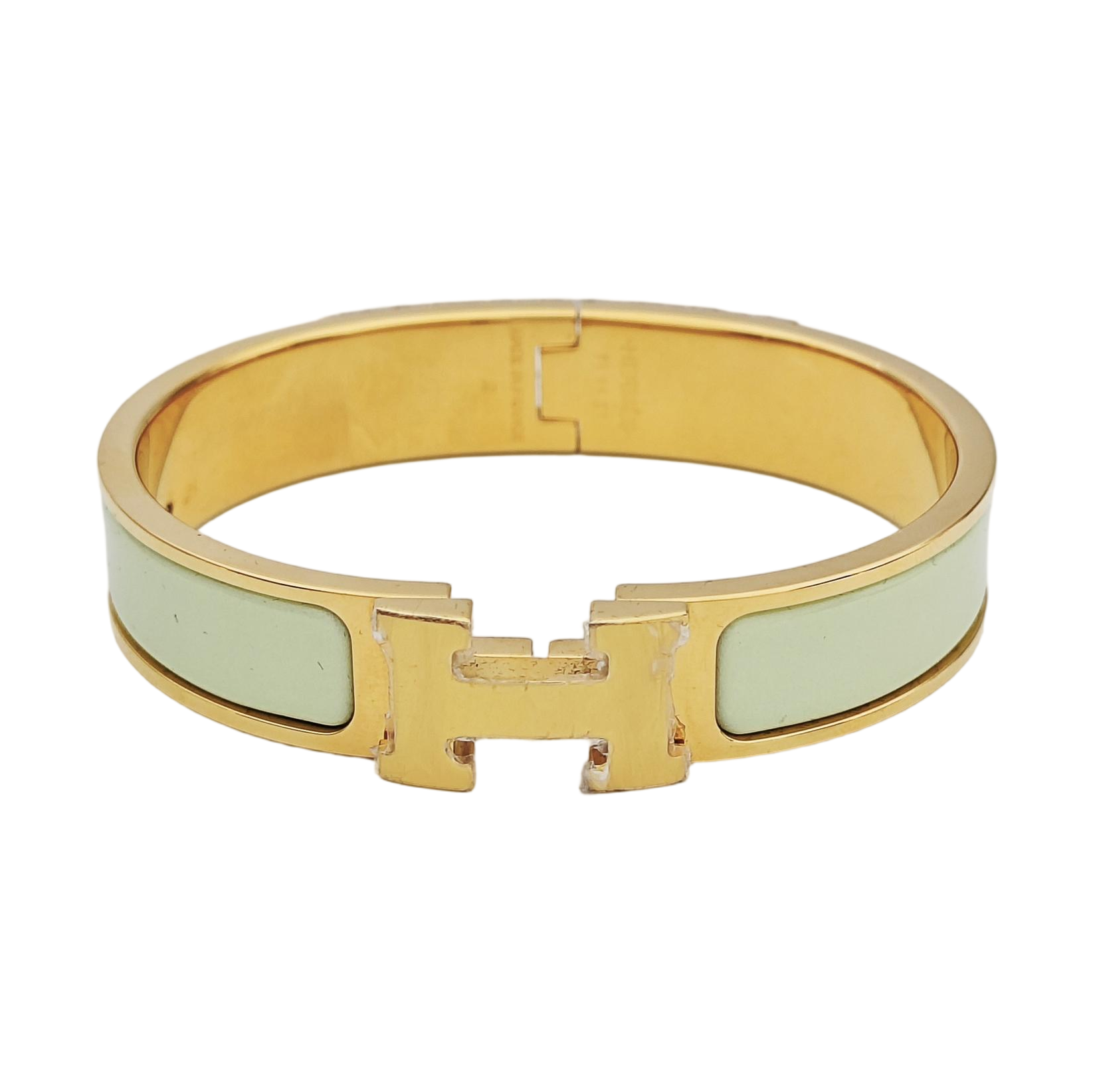 Clic H Metal Gold Bangle