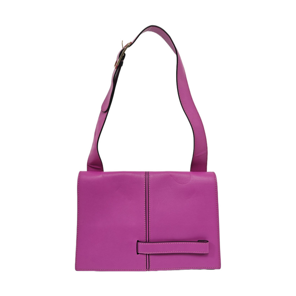 Calfskin Shoulder Bag Pink