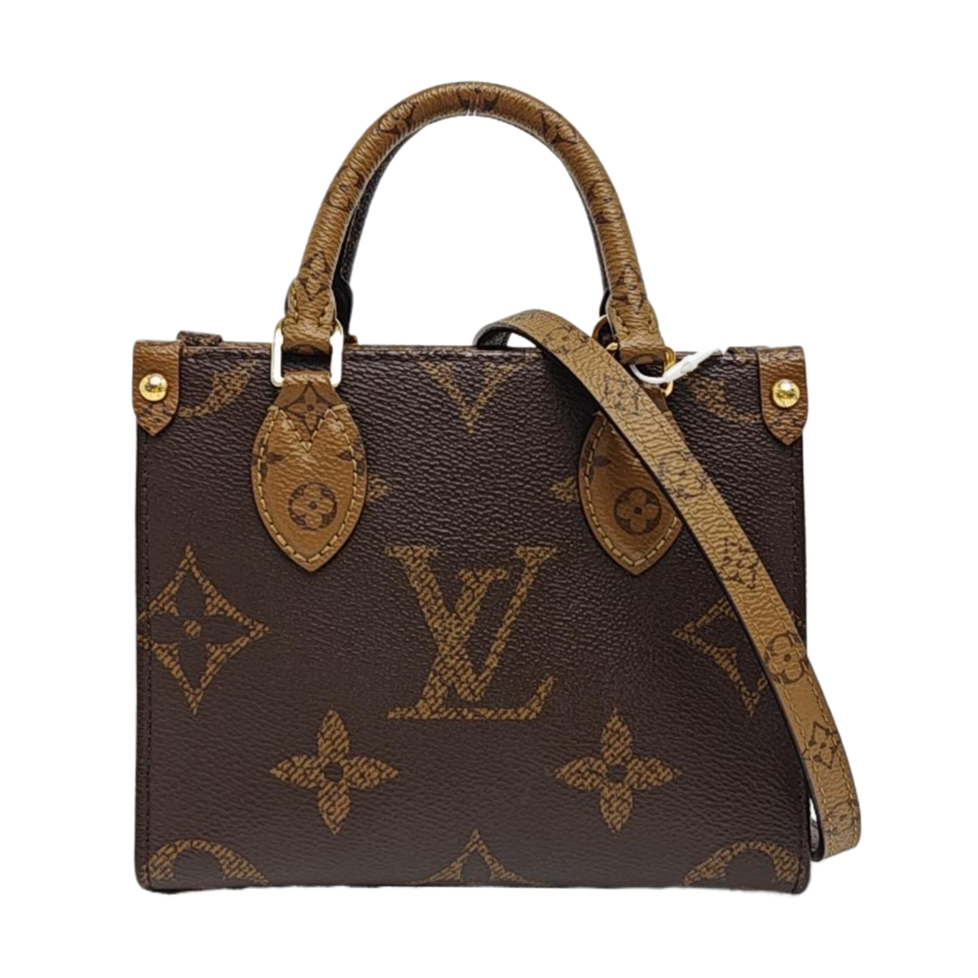 ONTHEGO BB Monogram Coated Canvas Brown