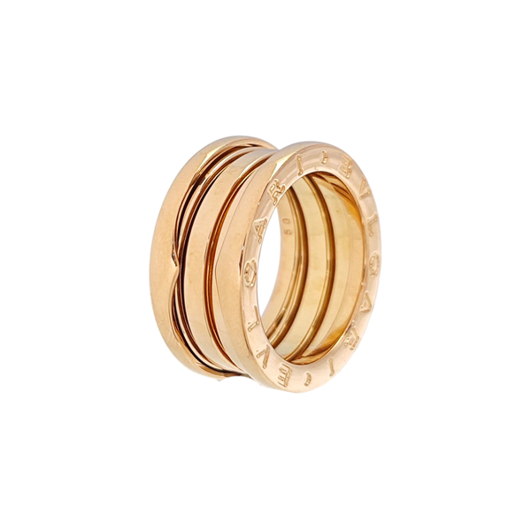 B.ZERO1 18k Rose Gold Ring EU 50