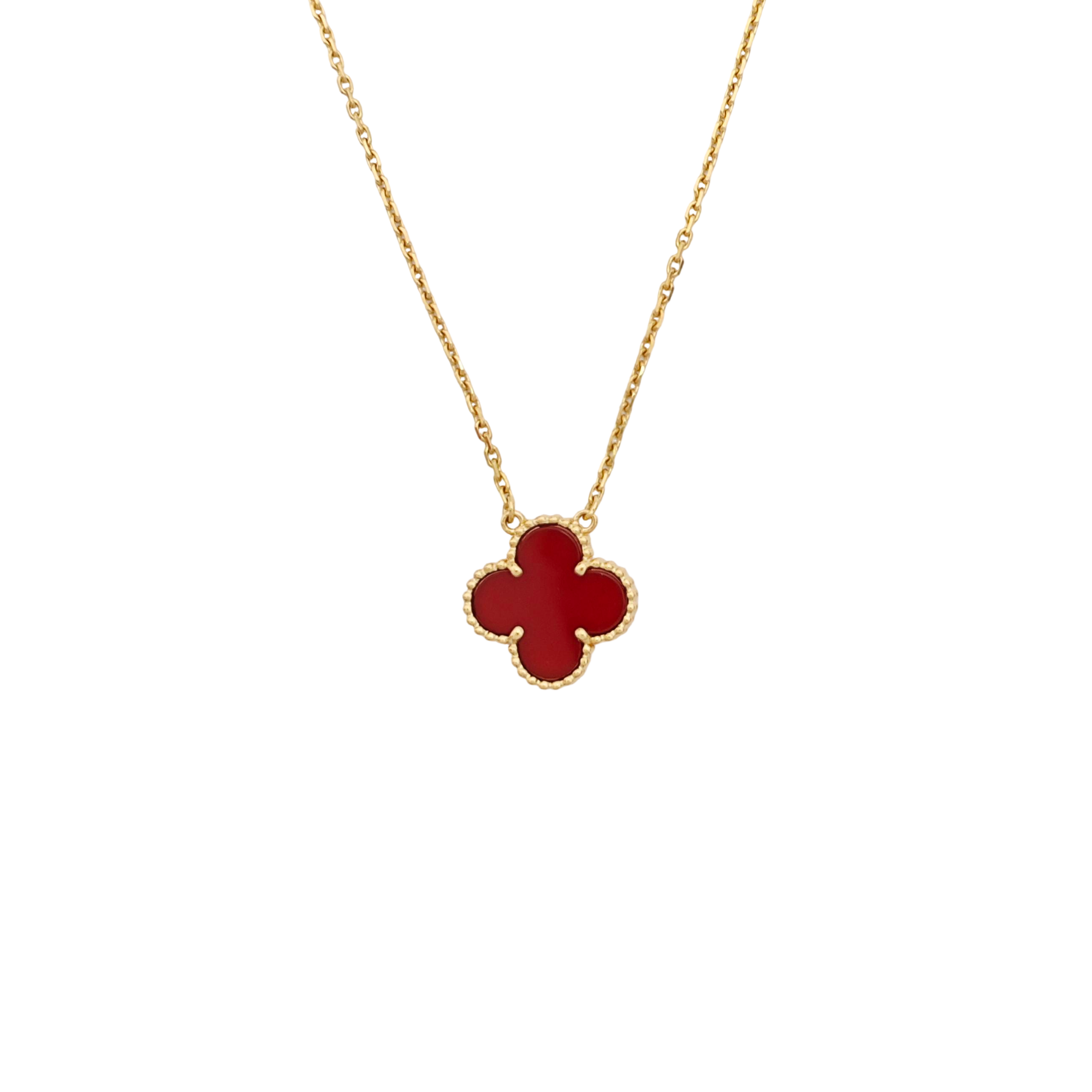 Vintage Alhambra 18k Gold Necklace
