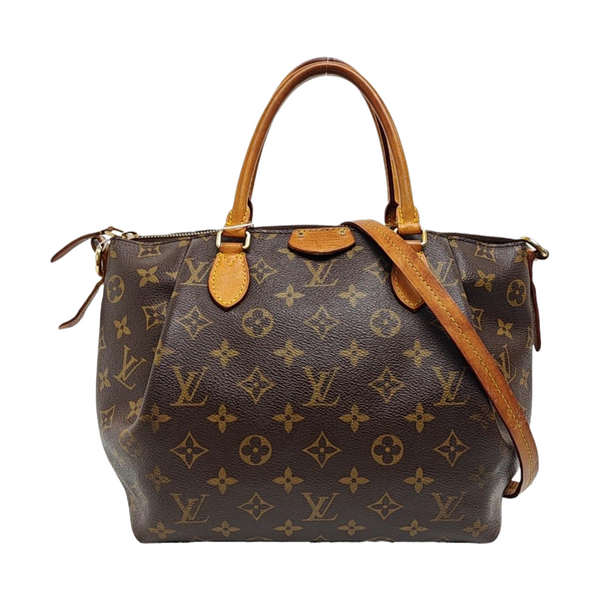 TURENNE Monogram Coated Canvas Brown