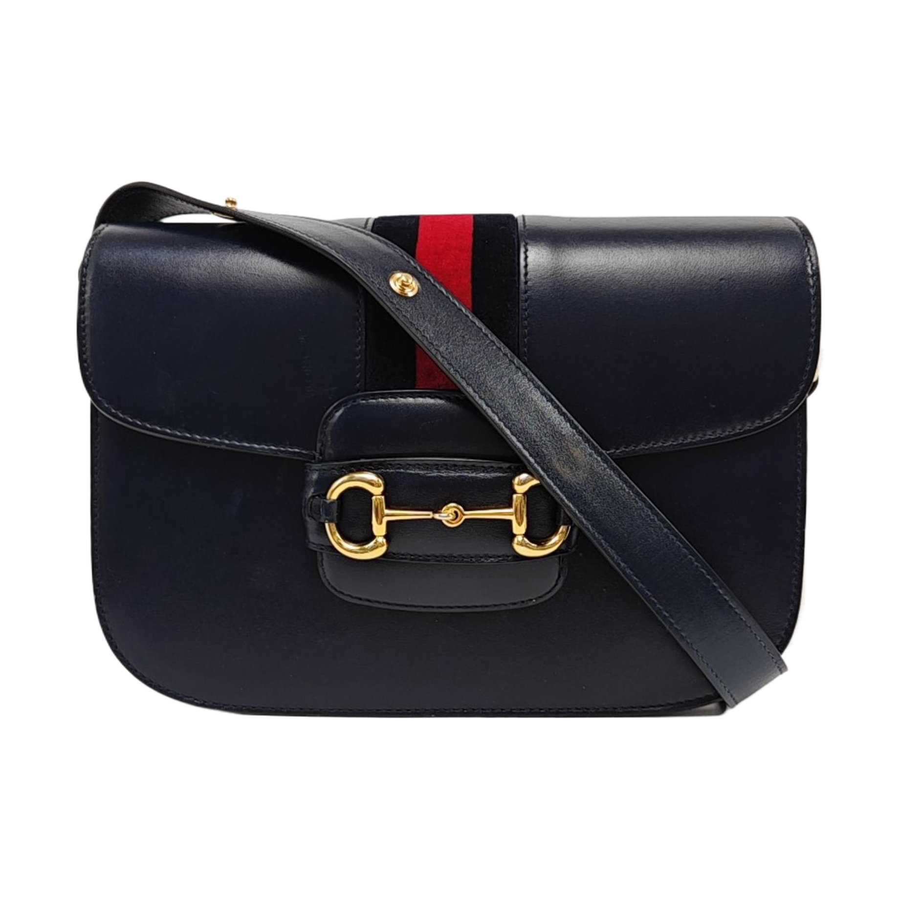 Horsebit 1955 Small Calfskin Blue