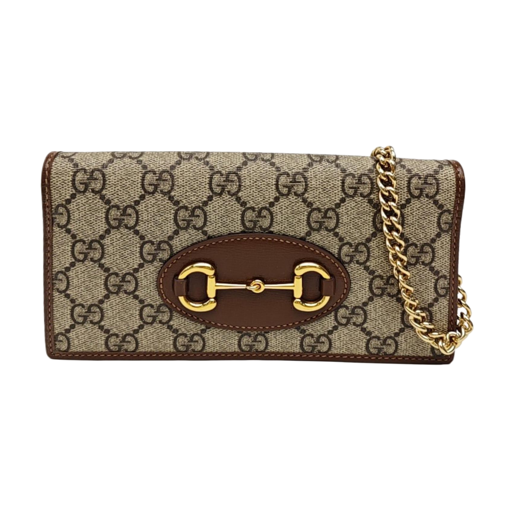 Horsebit 1955 WOC Monogram Coated Canvas Beige