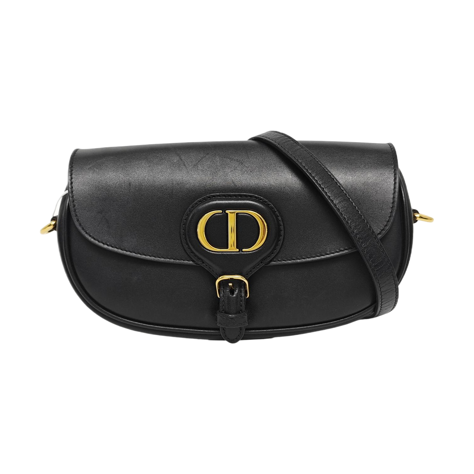 Authenticated pre-owned  Bobby Calfskin Black - Shoulder Bag at Looply