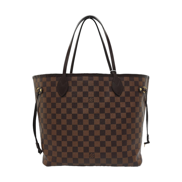 NEVERFULL MM Damier Ebene Coated Canvas Brown