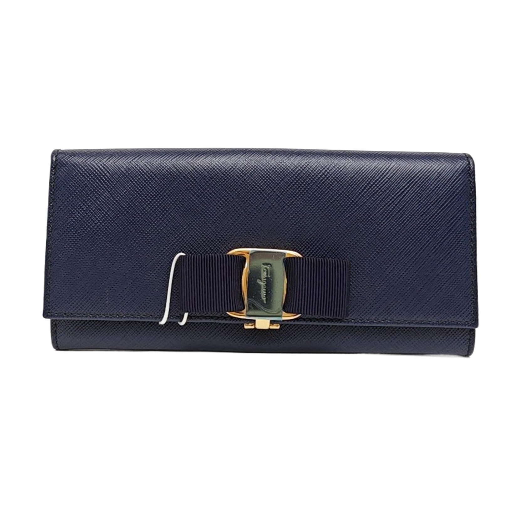 Ginny Calfskin Blue Wallet