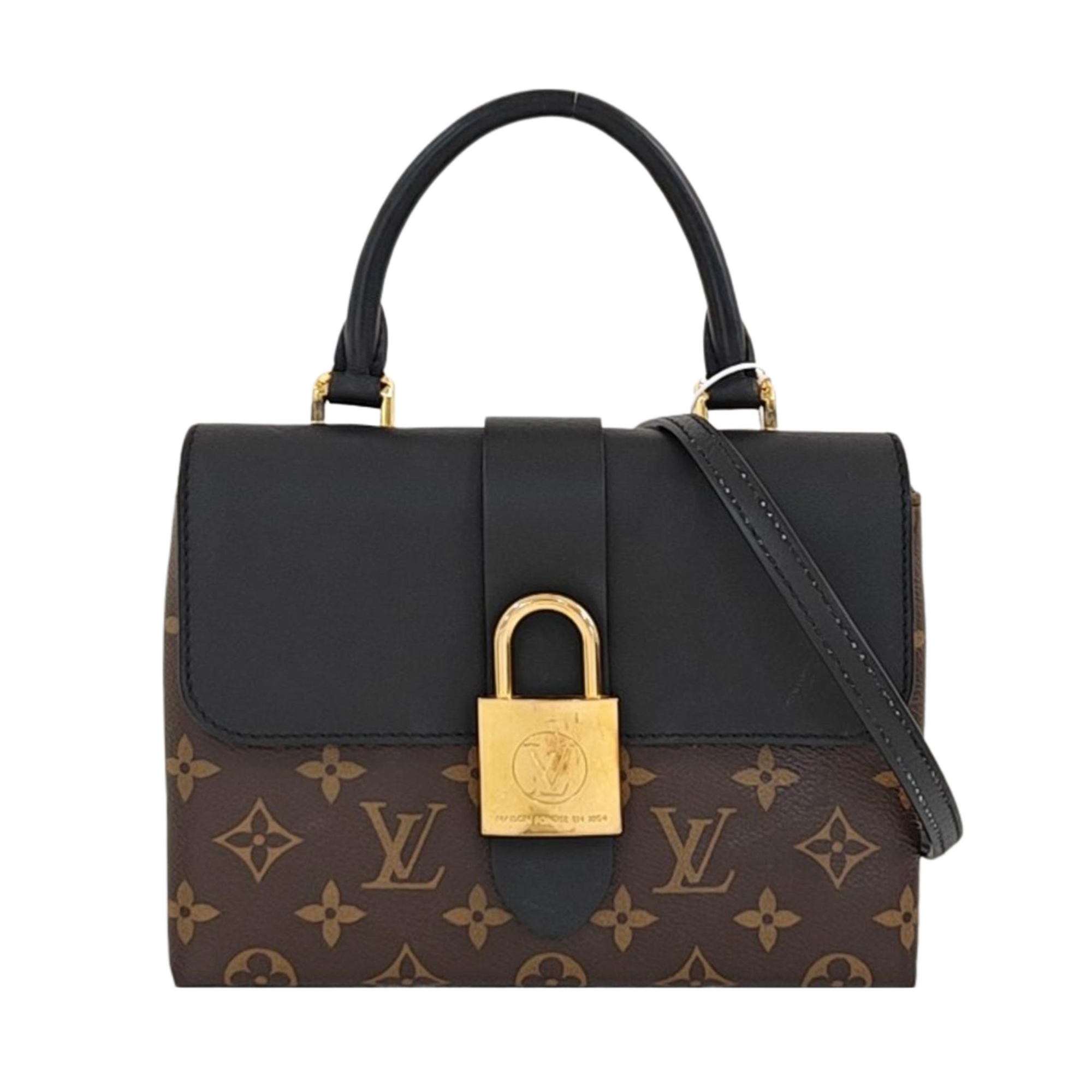 LOCKY BB Monogram Coated Canvas Brown