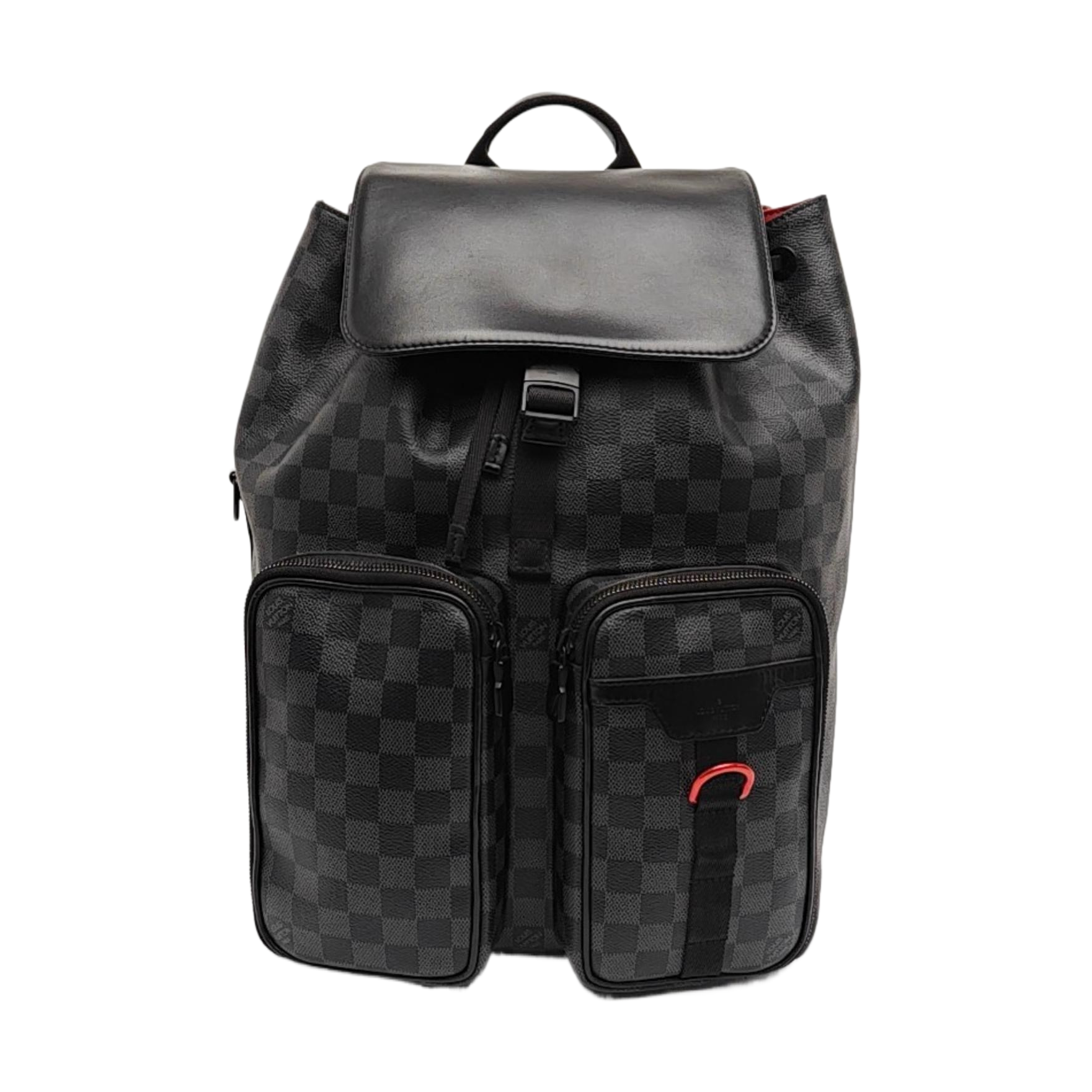 UTILITY Damier Graphite Coated Canvas Gray