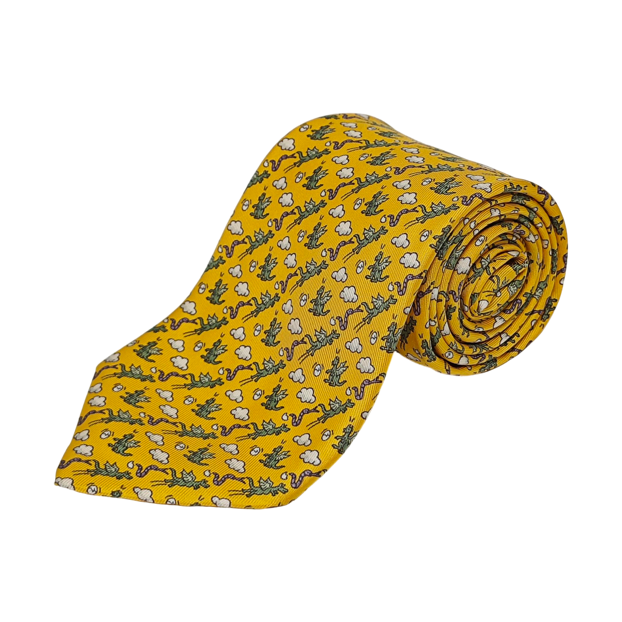 Mulberry Silk Tie Yellow