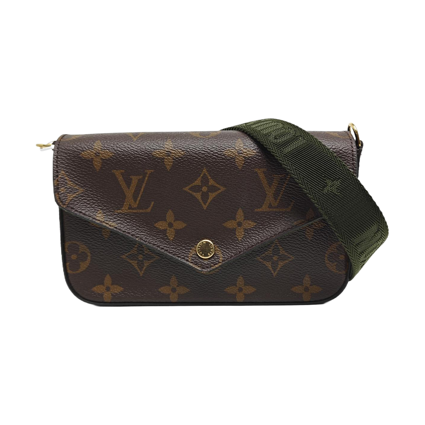 FÉLICIE Monogram Coated Canvas Brown
