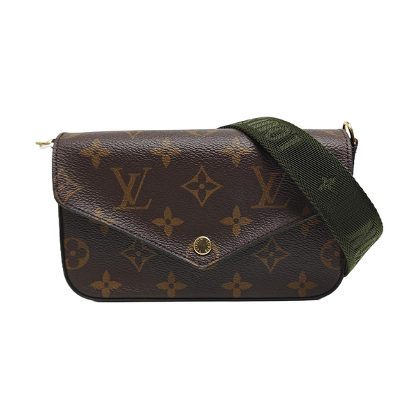 FÉLICIE Monogram Coated Canvas Brown