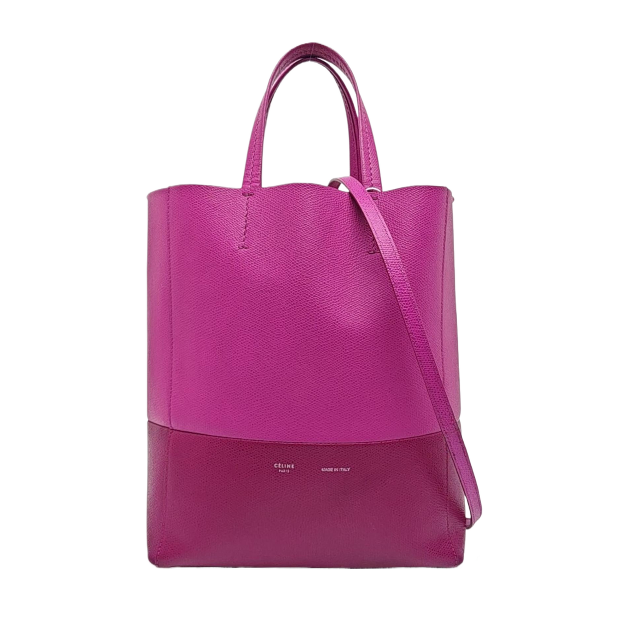 VERTICAL CABAS Mini Calfskin Pink