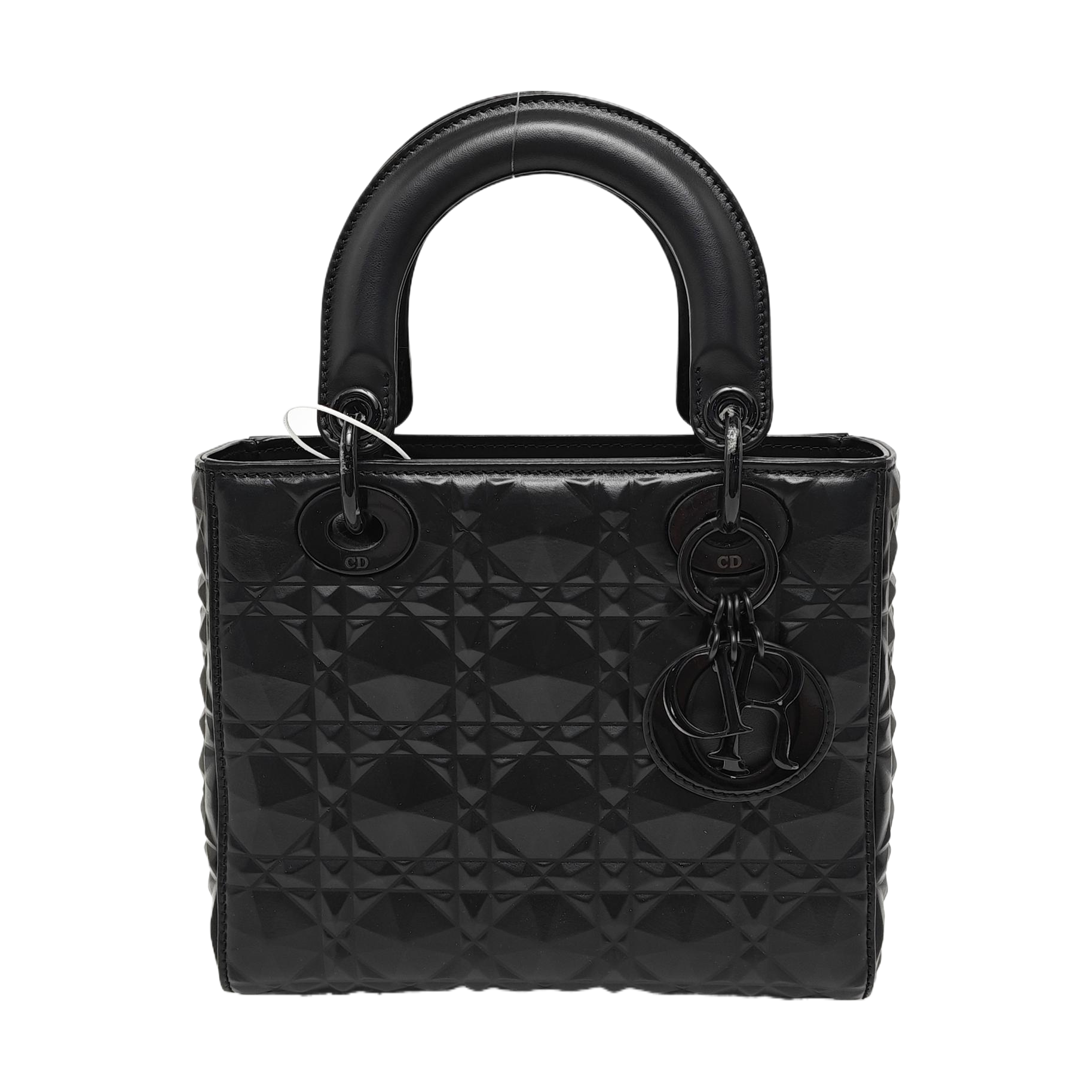 Lady Dior Small Cannage Calfskin Black