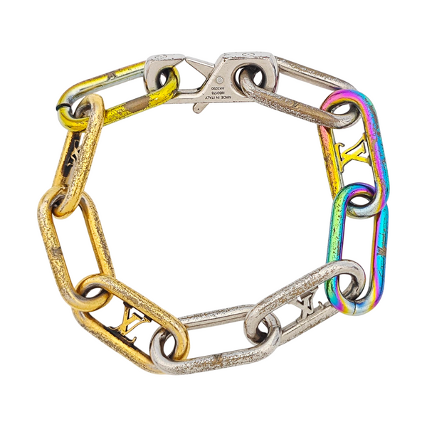 MONOGRAM CHAIN Metal Silver Bracelet