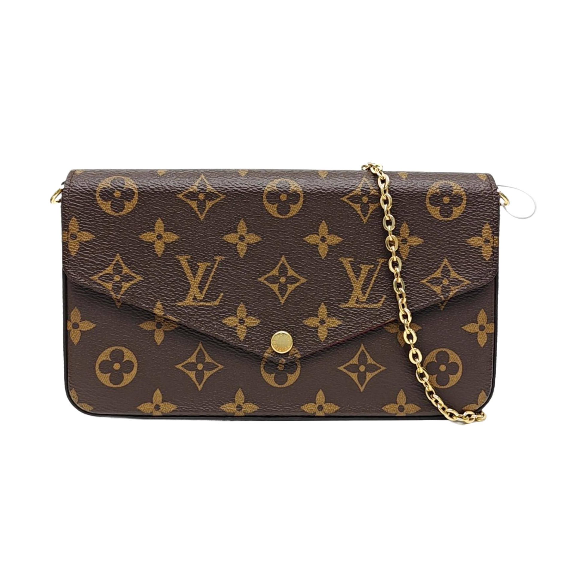 FÉLICIE Monogram Coated Canvas Brown