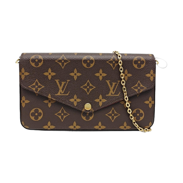 FÉLICIE Monogram Coated Canvas Brown