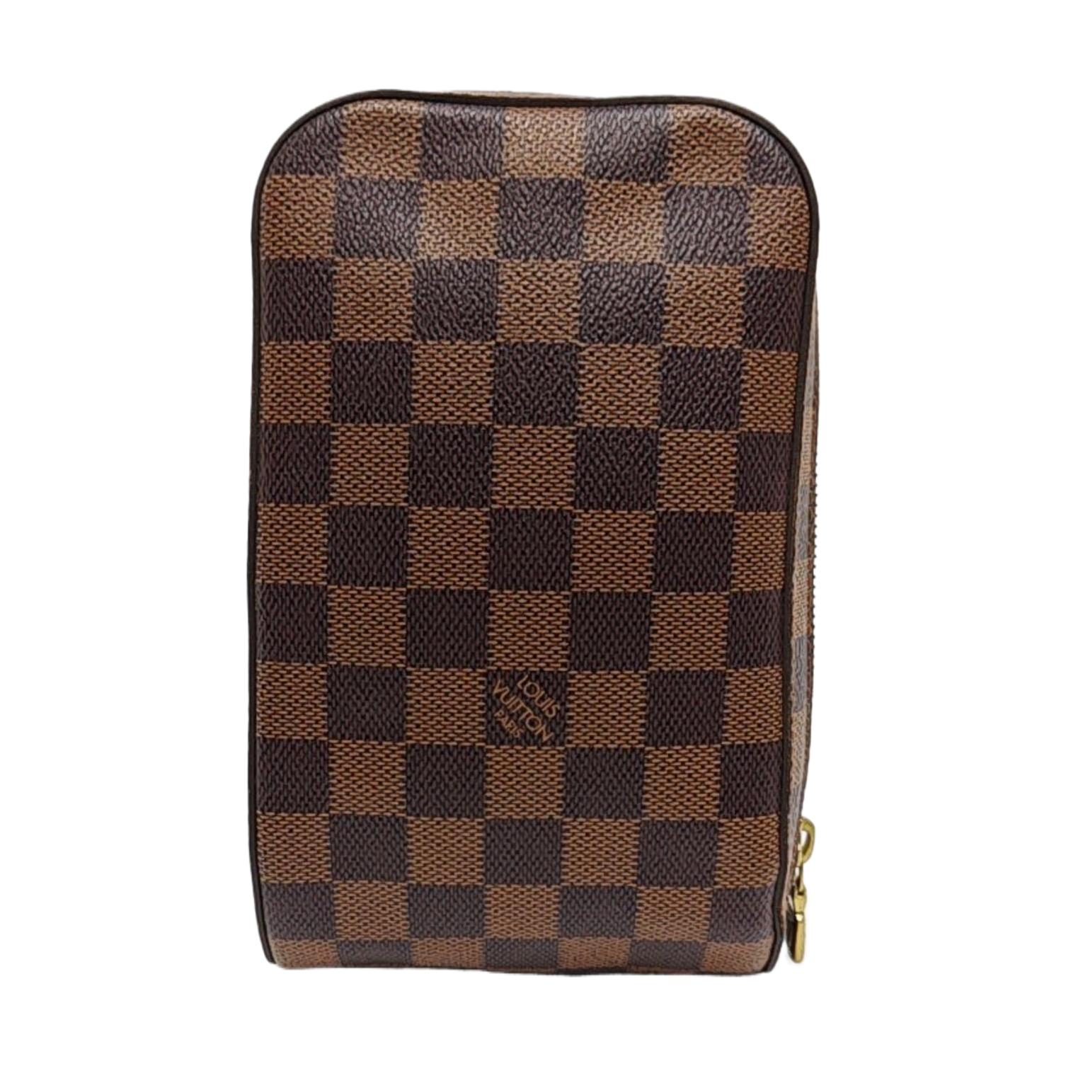GÉRONIMOS Damier Ebene Coated Canvas Brown