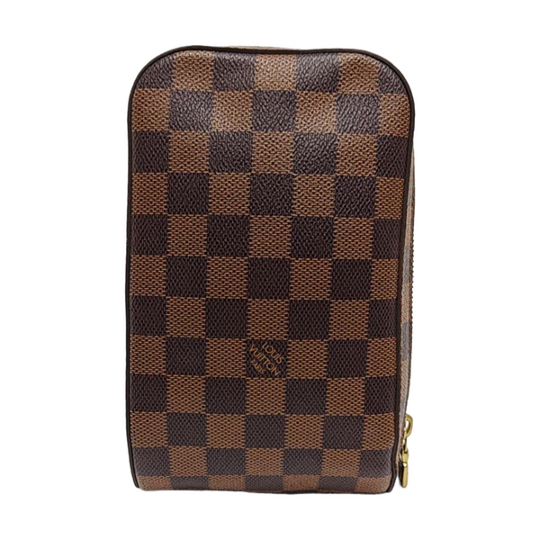 GÉRONIMOS Damier Ebene Coated Canvas Brown