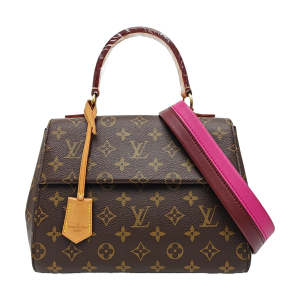 CLUNY Monogram Coated Canvas Brown