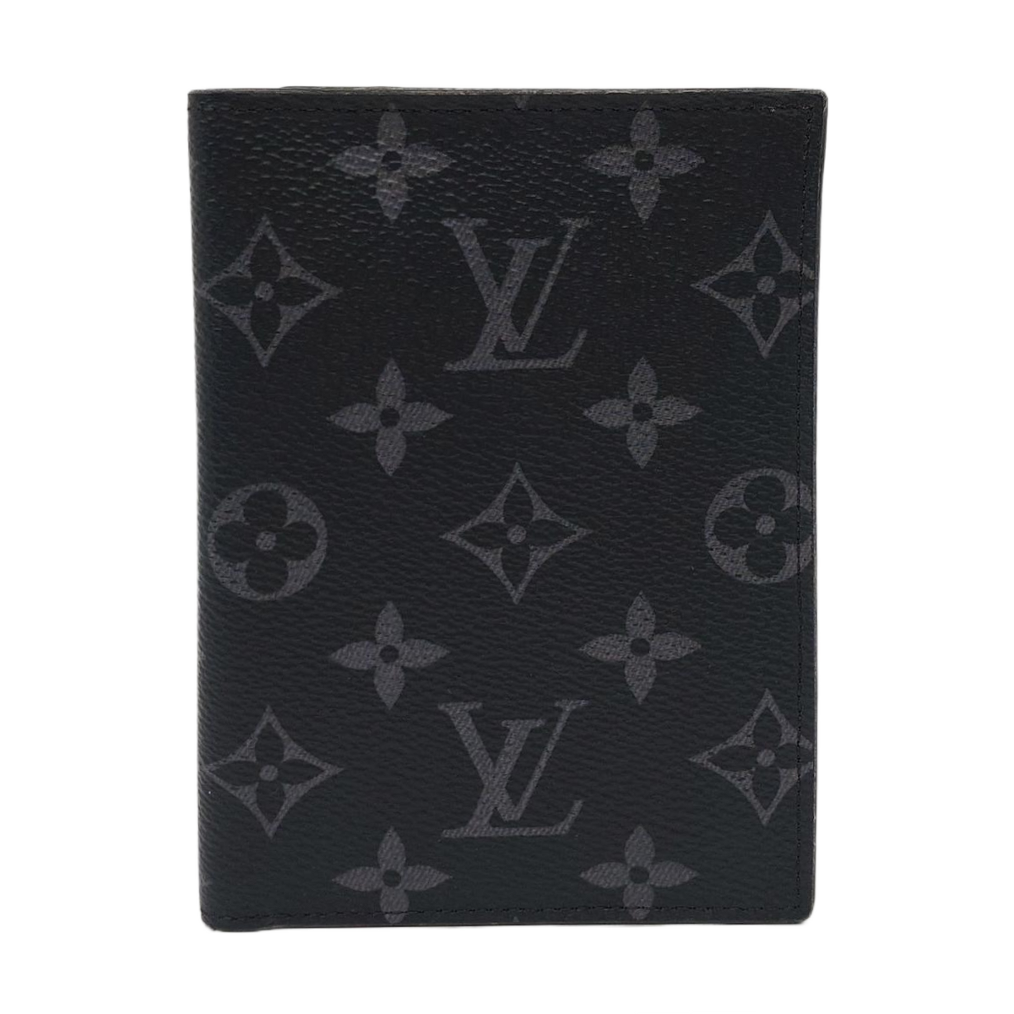 Monogram Coated Canvas Wallet Gray