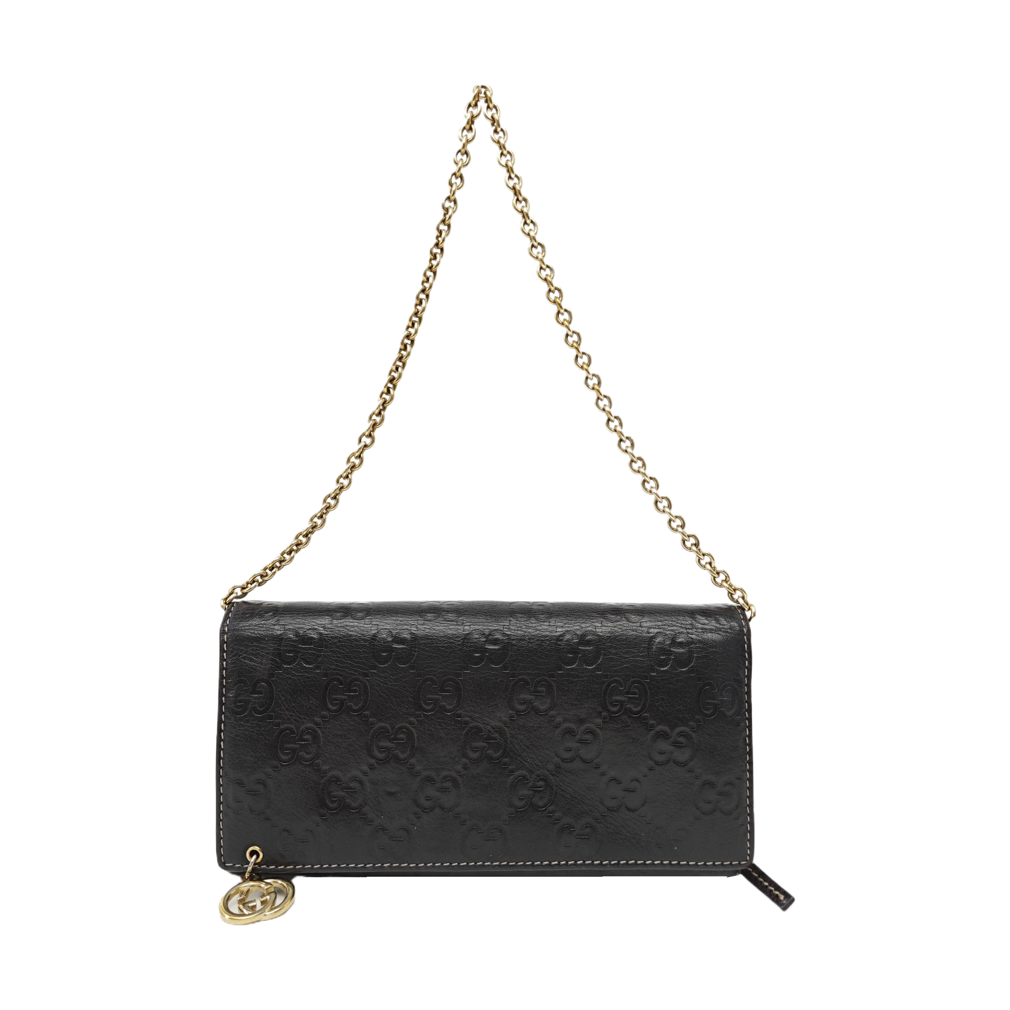 Monogram Calfskin Top Handle Bag Brown