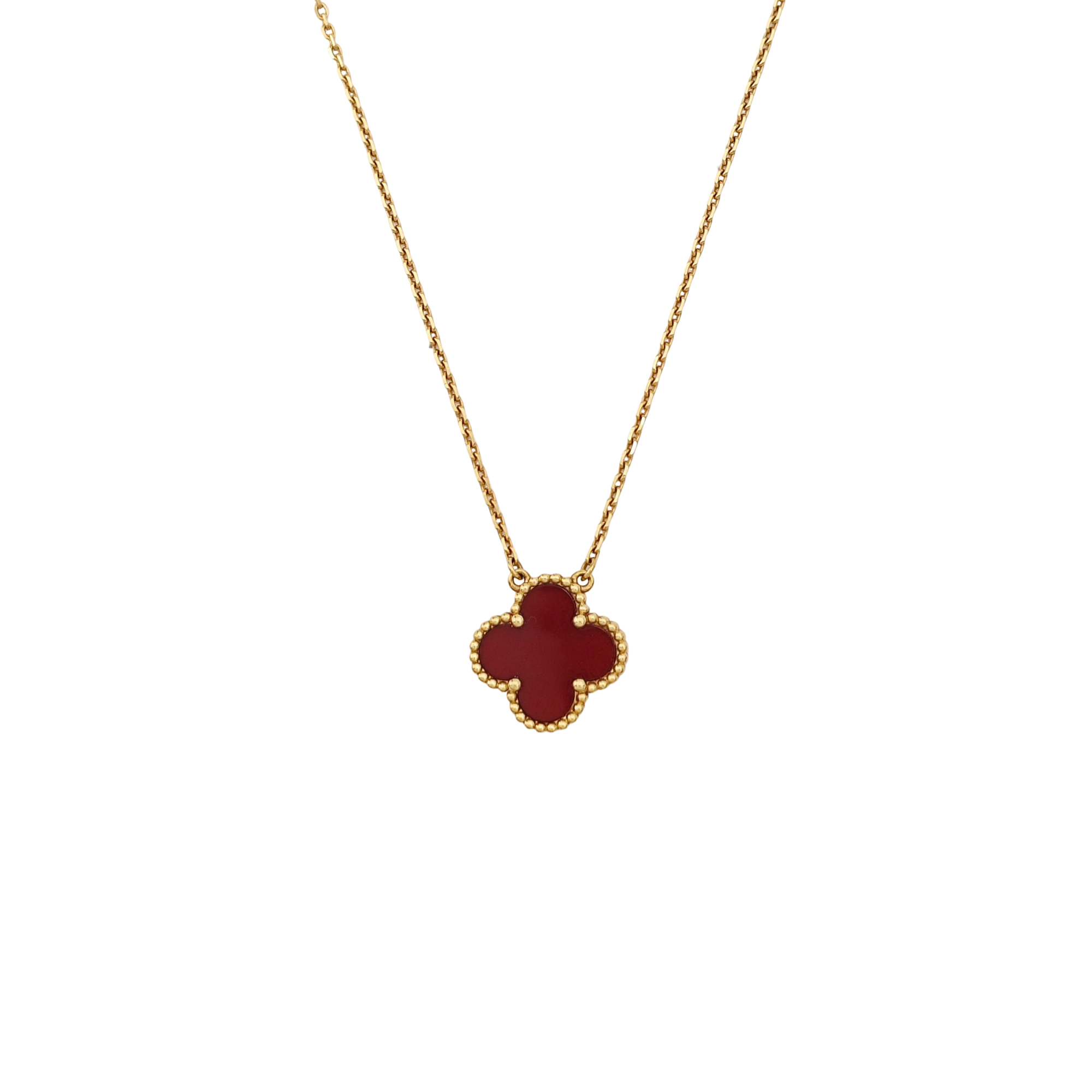 Vintage Alhambra 18k Gold Necklace