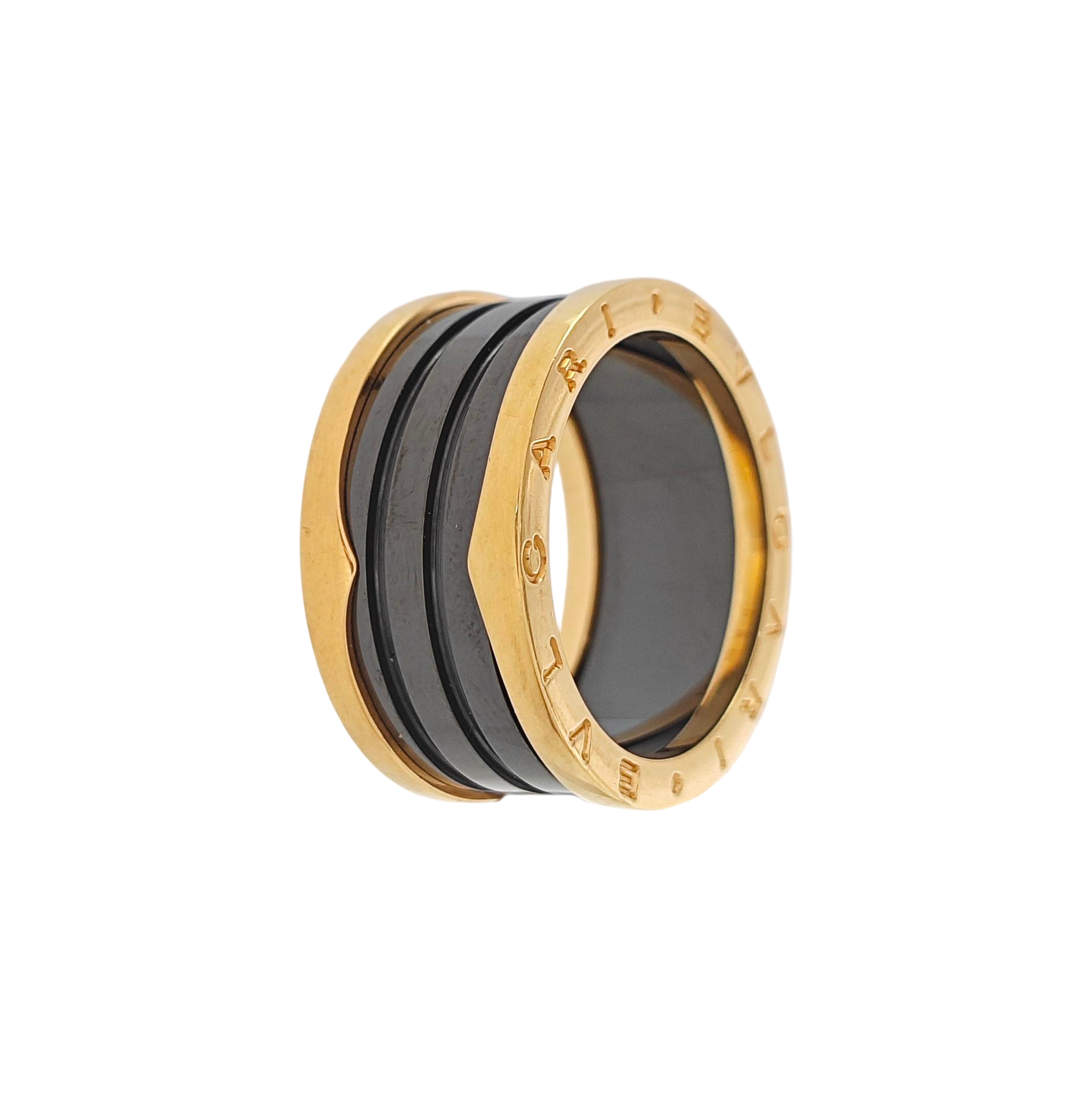 B.ZERO1 18k Rose Gold Ring EU 62