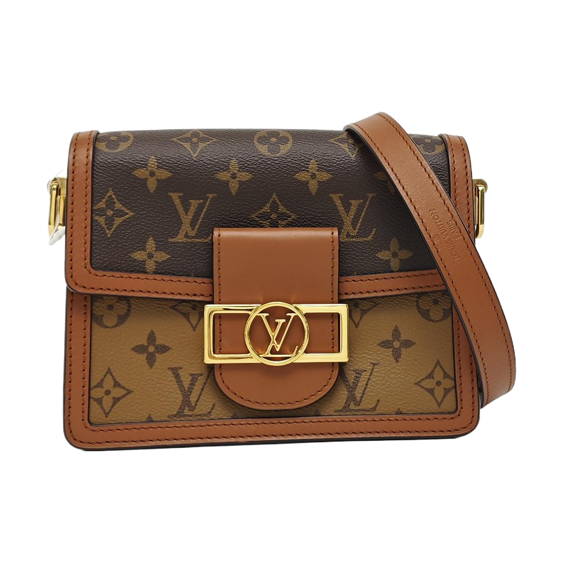 DAUPHINE Mini Coated Canvas Brown