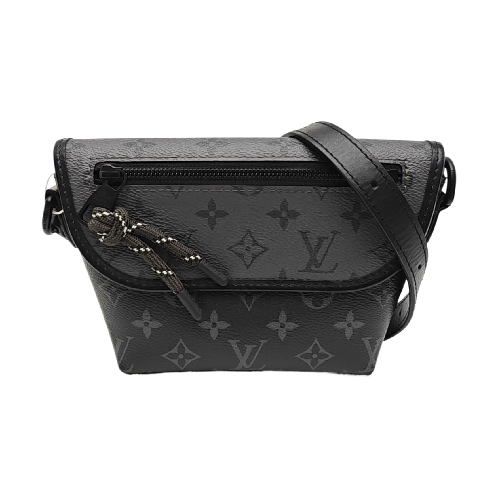 PULSE Mini Monogram Coated Canvas Black