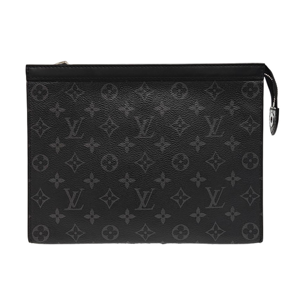 Pochette Voyag MM Monogram Coated Canvas Black