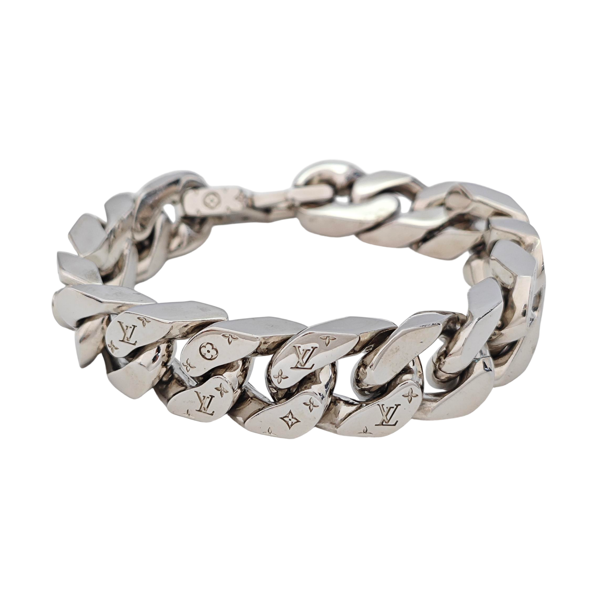 LV CHAIN LINKS Metal Silver Bracelet