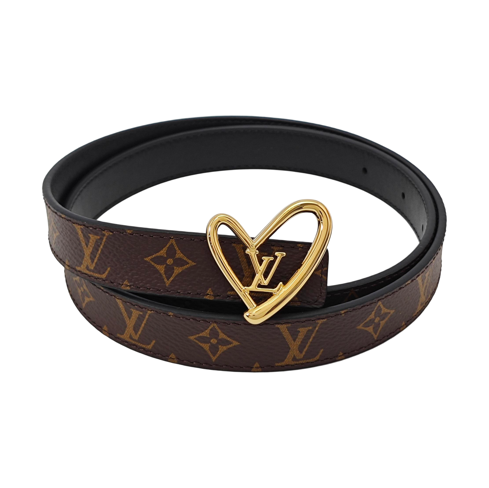 Coated Canvas Belt Brown