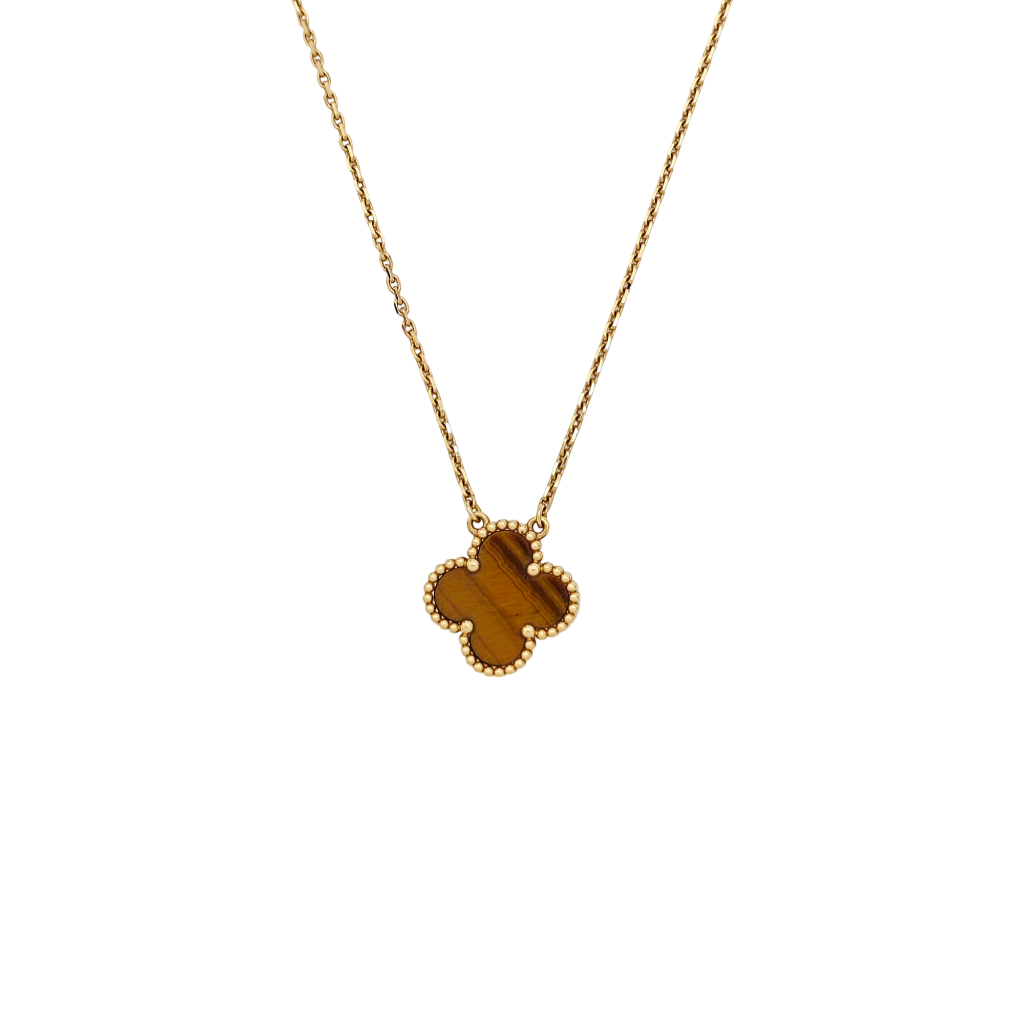 Vintage Alhambra 18k Gold Necklace