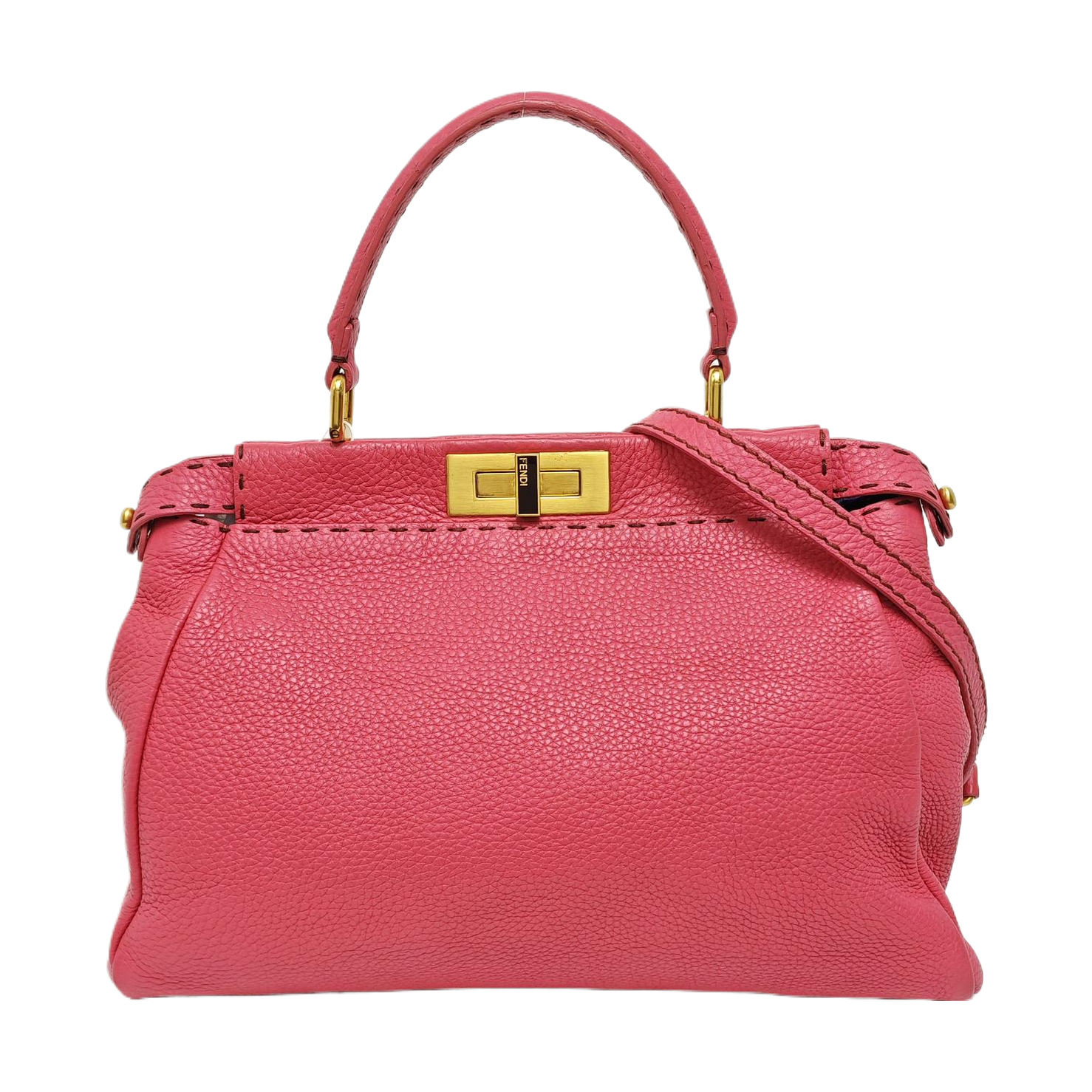 Authenticated pre-owned  Peekaboo Calfskin Pink - Shoulder Bag at Looply