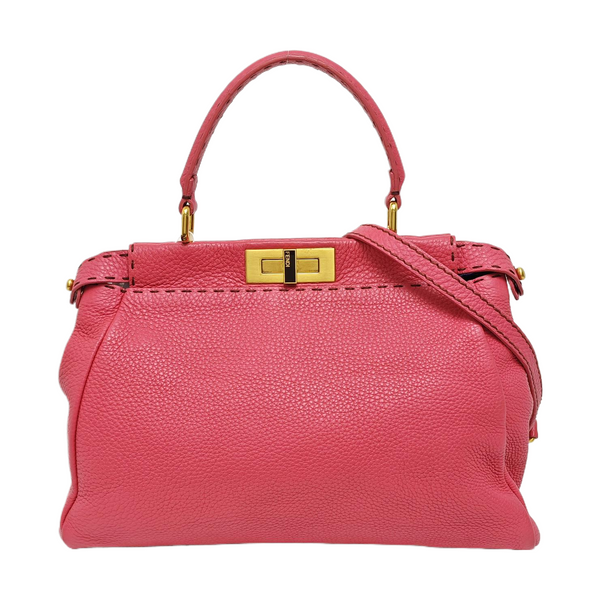 Authenticated pre-owned  Peekaboo Calfskin Pink - Shoulder Bag at Looply